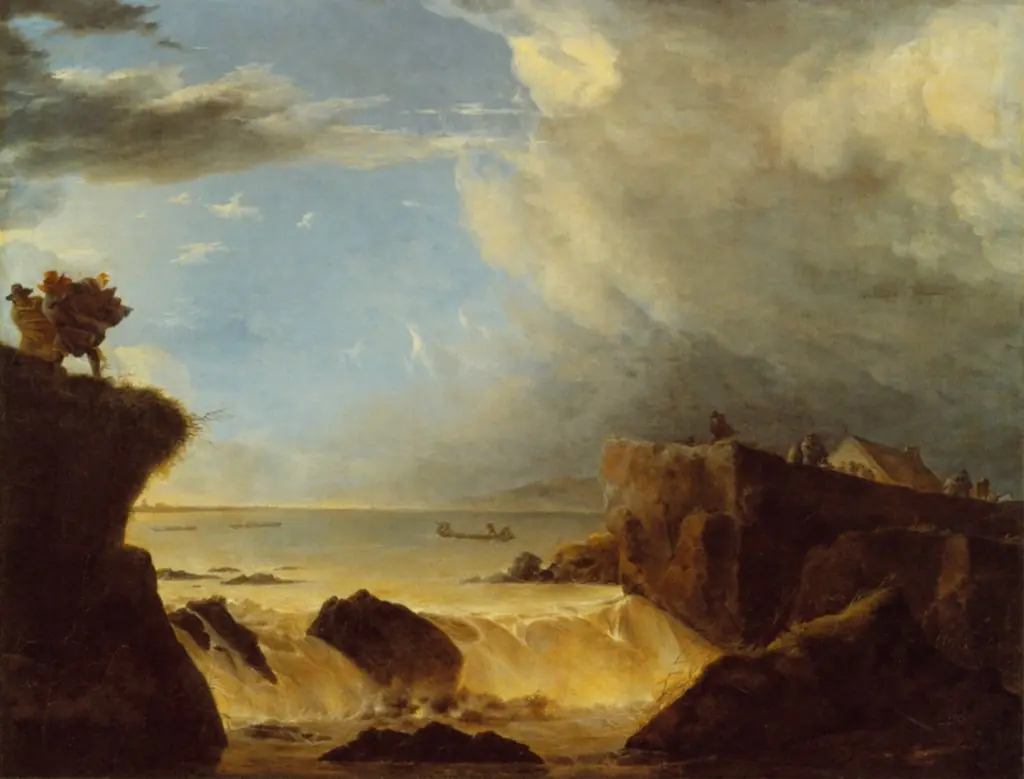 Breach of a Dyke by Storm Surge on March 5 1651