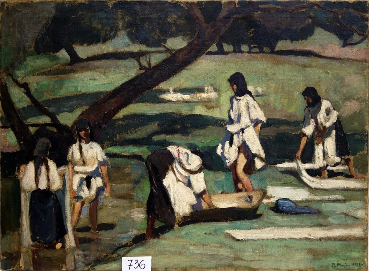 Spălătorese, by Rodica Maniu, unspecified, 1927