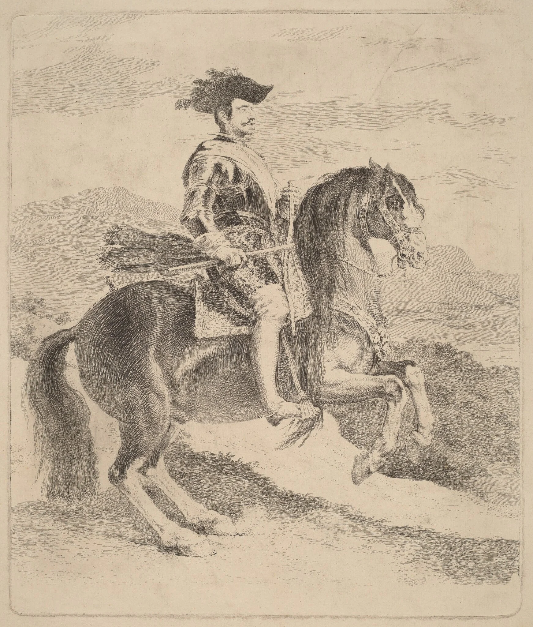 Felipe IV, by Francisco Goya, ink, 1778