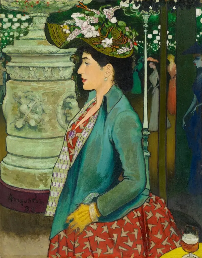 An Elegant Woman at the Élysée Montmartre