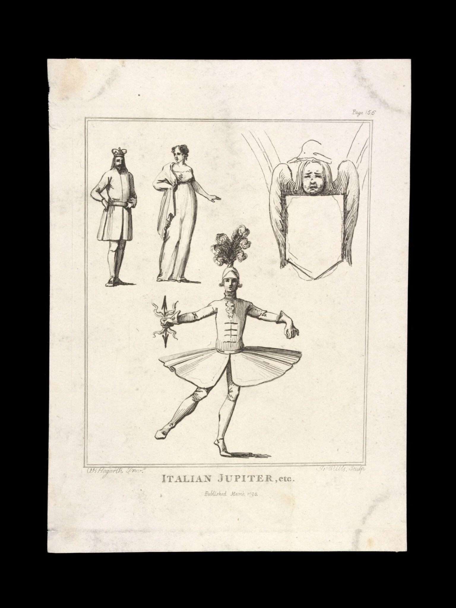 H Beard Print Collection, by William Hogarth, 1798