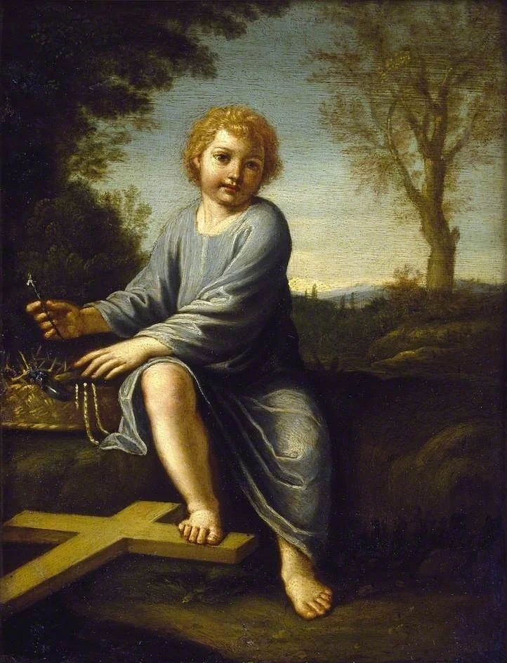 The Infant Christ with the Instruments of the Passion, by Unknown, oil, 1610