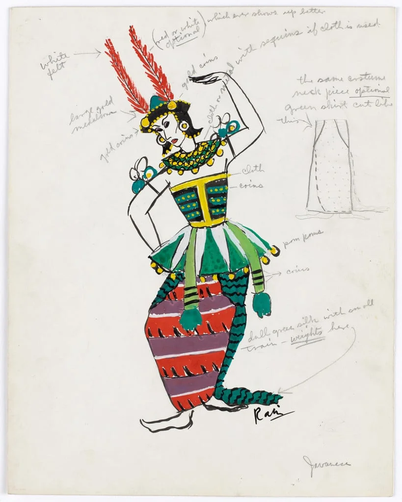 Untitled, by Charles Rain, tempera, 1937
