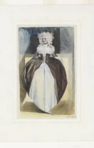 Lady in 17th century costume