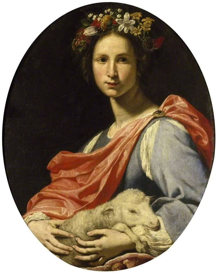 An Allegory of Innocence, by Lorenzo Lippi, oil, 1640