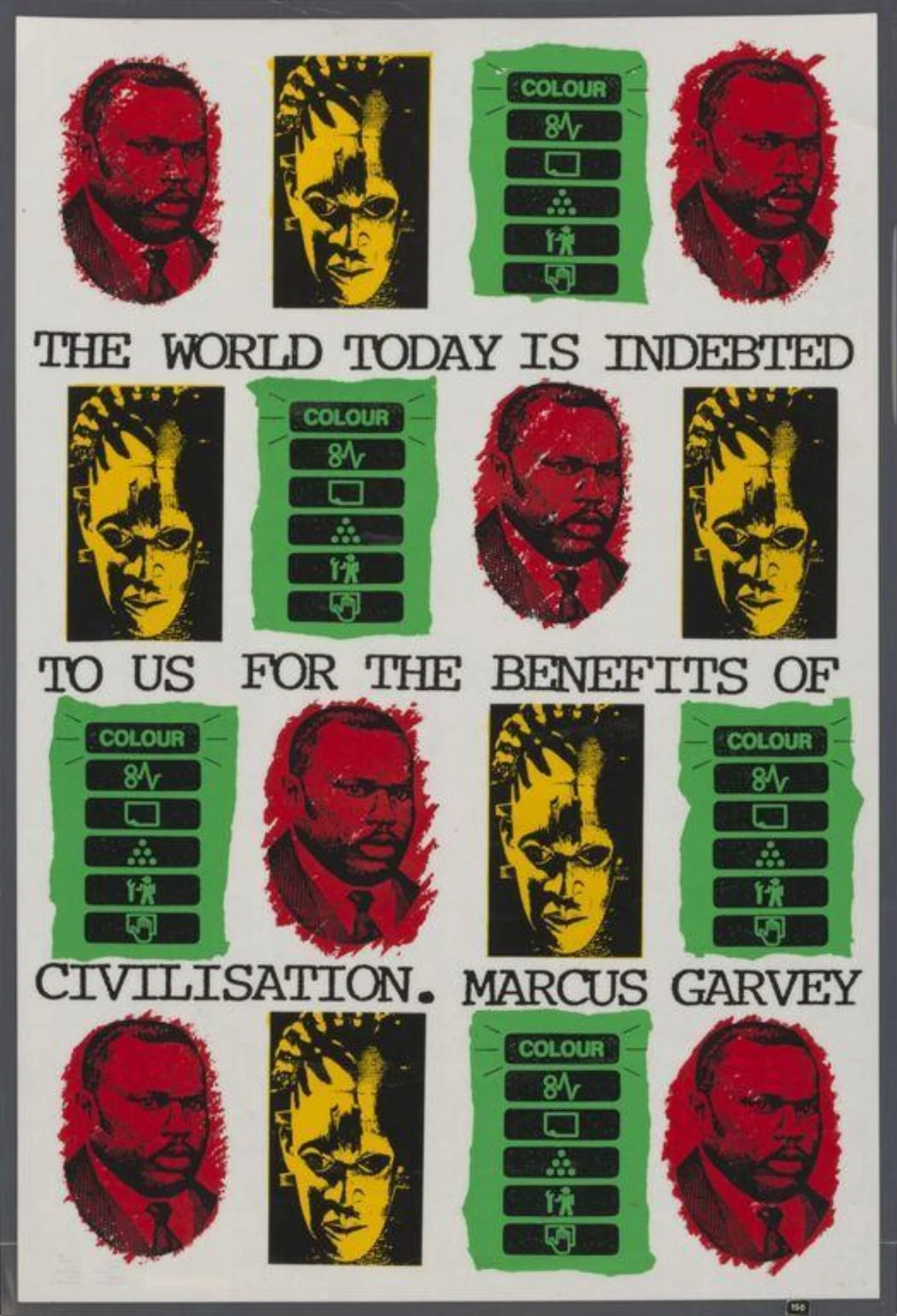 Marcus Garvey, by Eddie Chambers, 1987