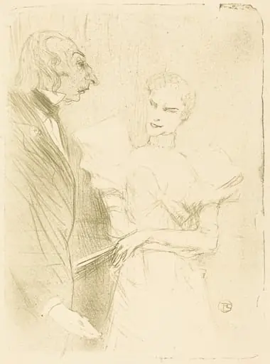 Brandes and Leloir in "Cabotins" (Brandès et Leloir dans "Cabotins")