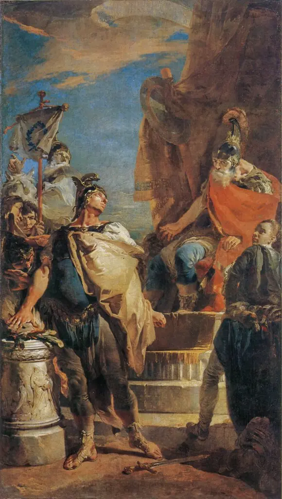 Mucius Scaevola before Porsenna