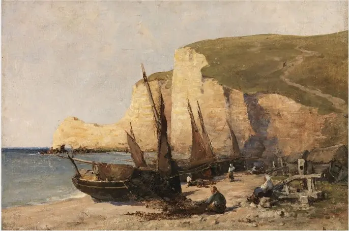 A View of the Cliffs, Etretat