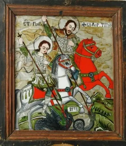 Sfinții militari Gheorghe și Teodor Tiron