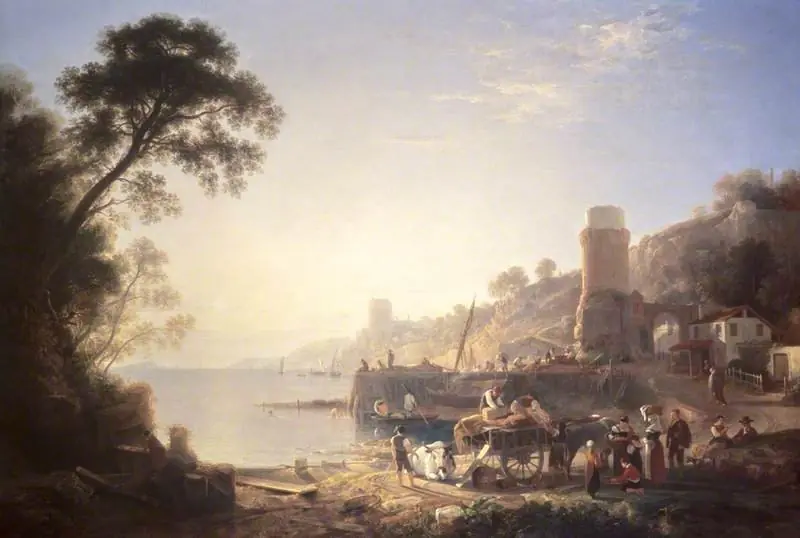 Evening in the Bay of Genoa
