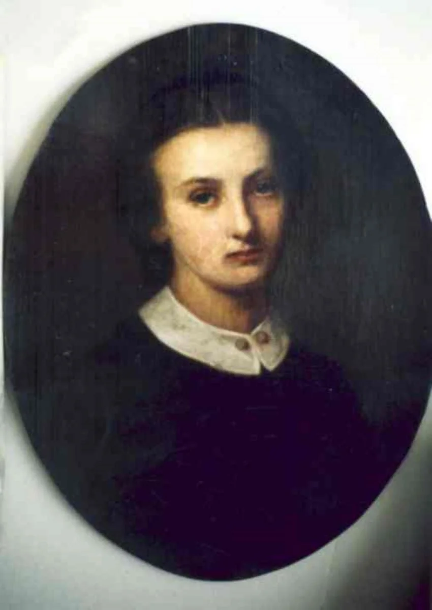 Portret de fată, by Gheorghe Tattarescu, 1867