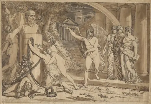 Virtues Crowning the Bust of Canova