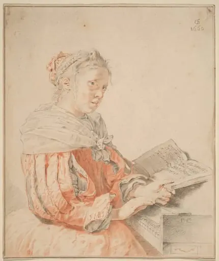 Young Girl at the Keyboard