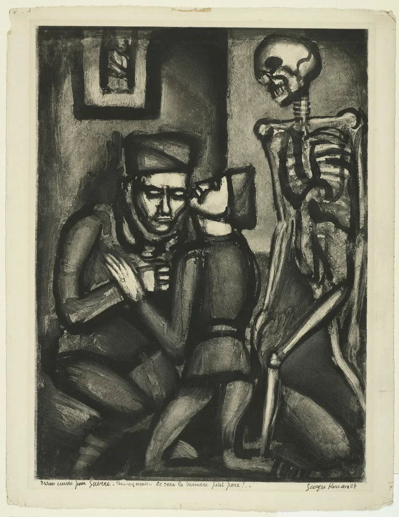 Untitled, by Georges Rouault, ink, 1927
