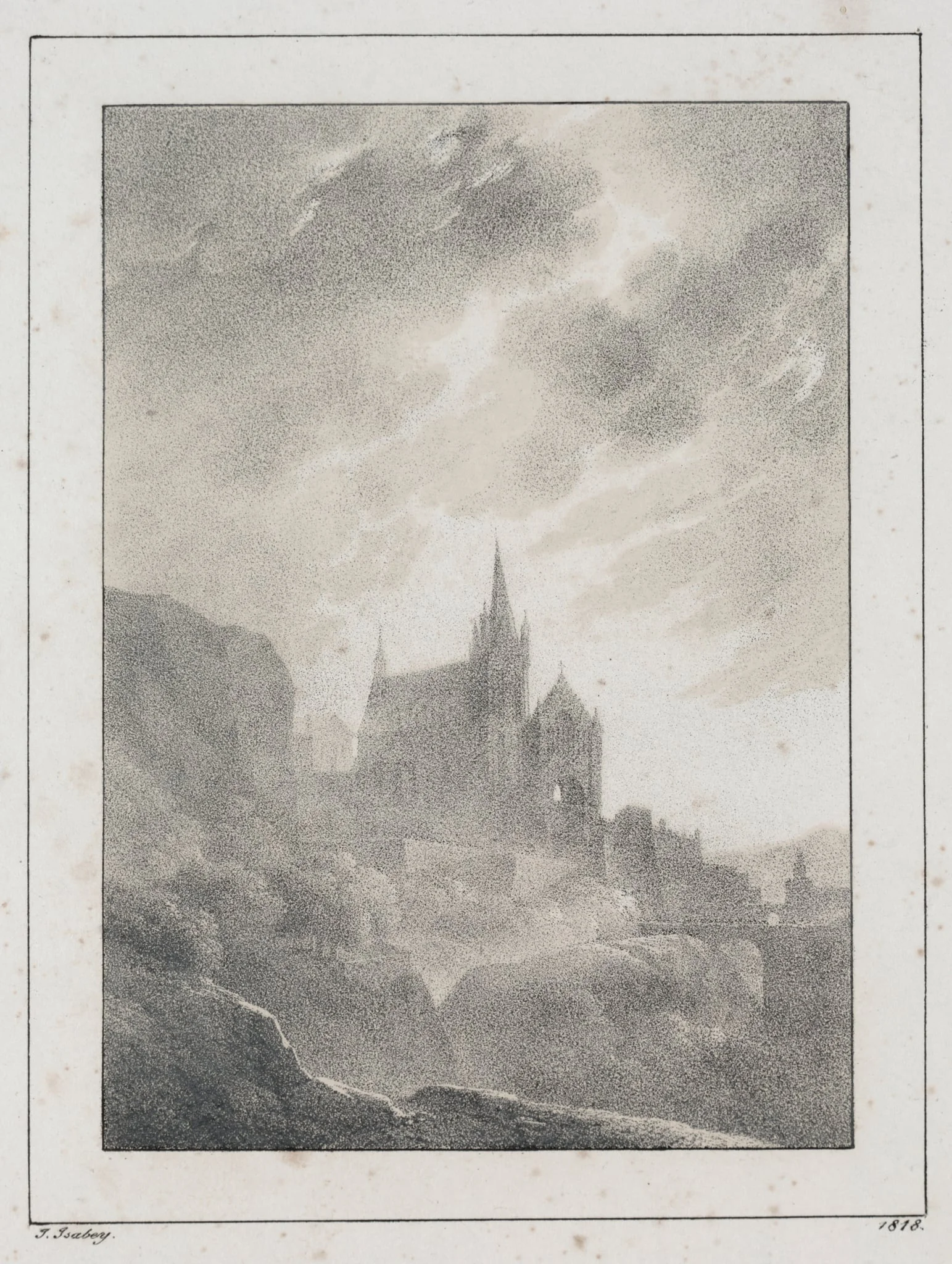 The Cathedral, by Jean-Baptiste Isabey, 1818
