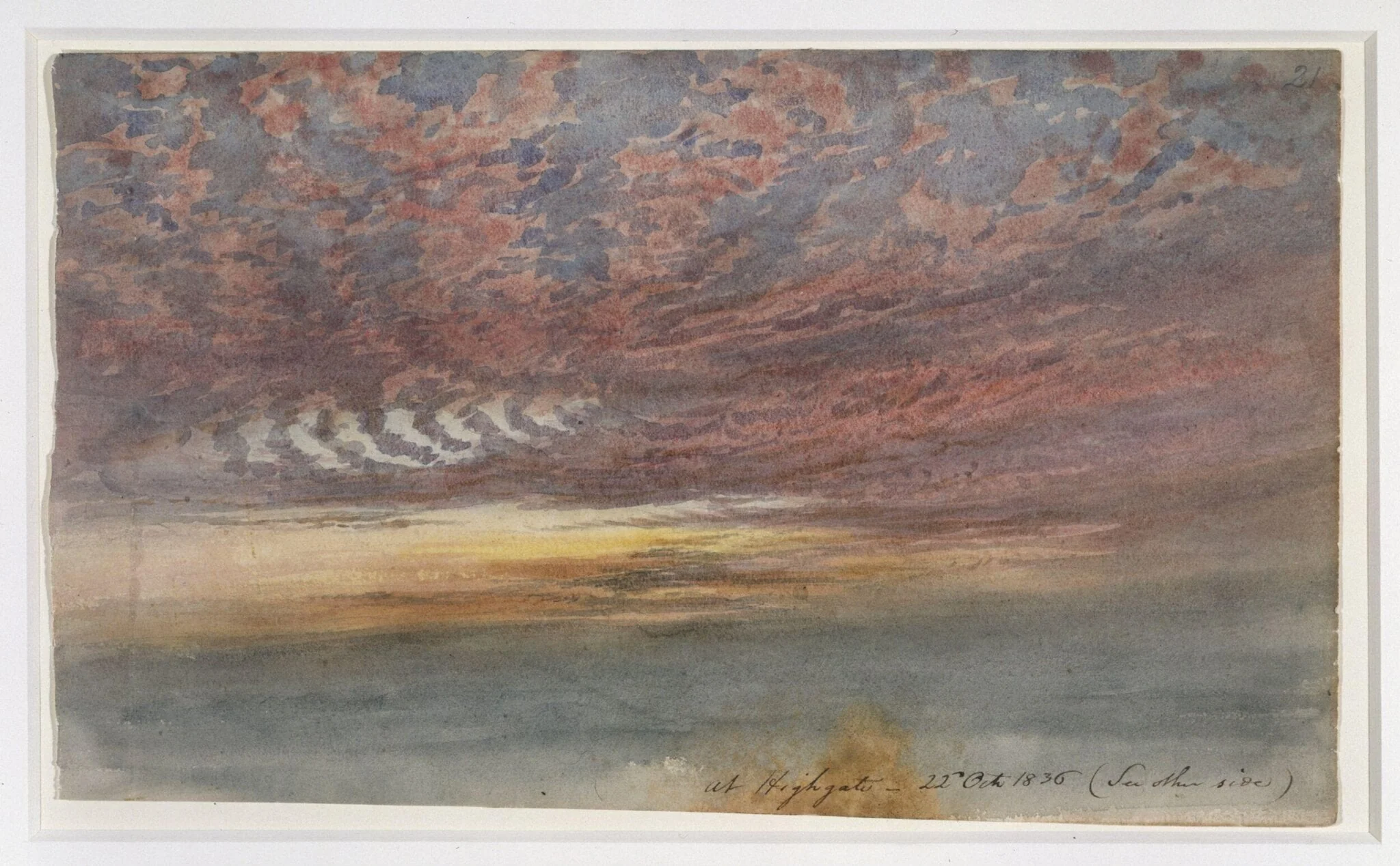 Cloud study at Highgate