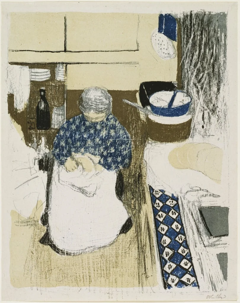 Untitled, by Édouard Vuillard, ink, 1899