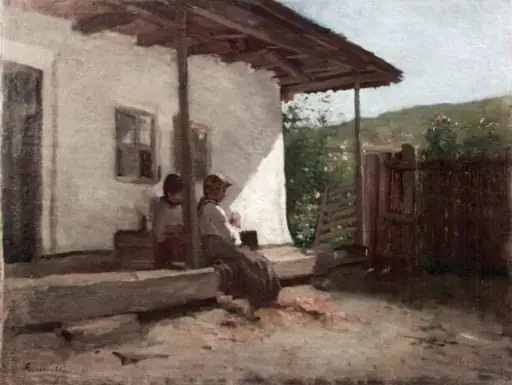 Pe prispă