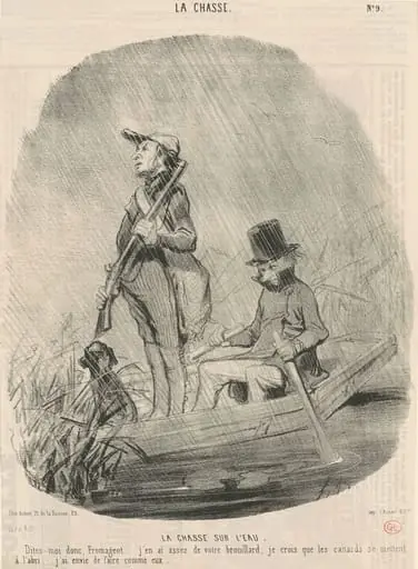 La chasse sur l'eau