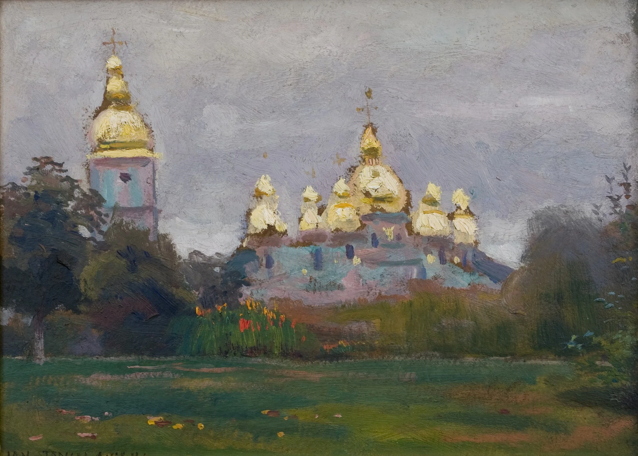St Michael's Monastery in Kyiv, by Jan Stanisławski, unspecified, 1903