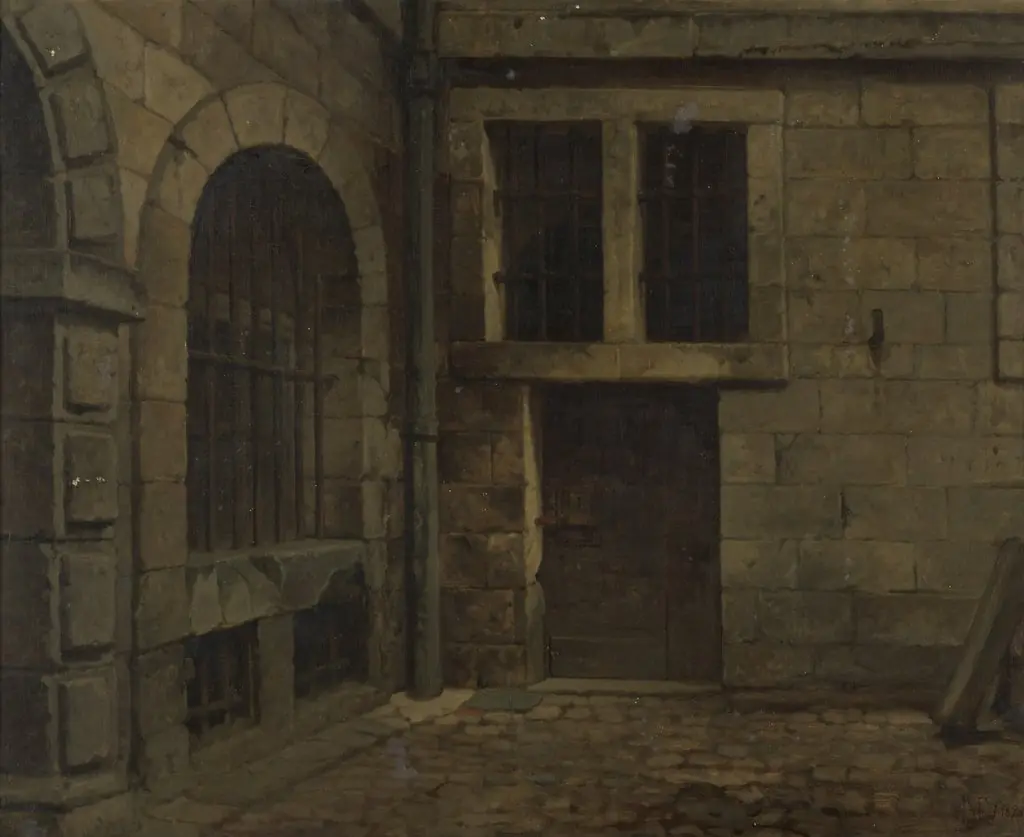 Old Courtyrad of Antwerp Town Hall