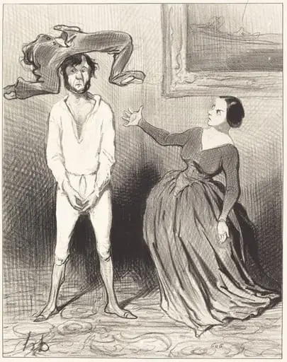 Une Femme comme moi... remettre un bouton?...