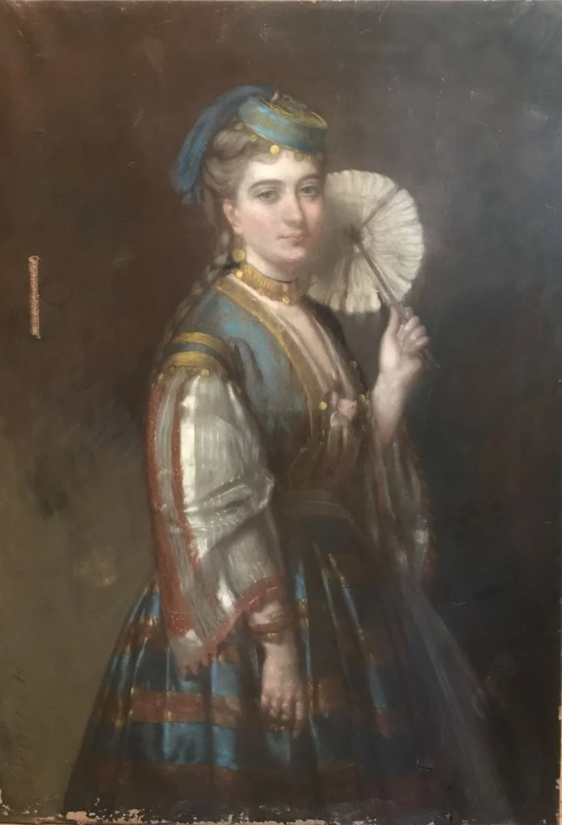 Portretul Luciei Ghica, by H. Thomas, unspecified