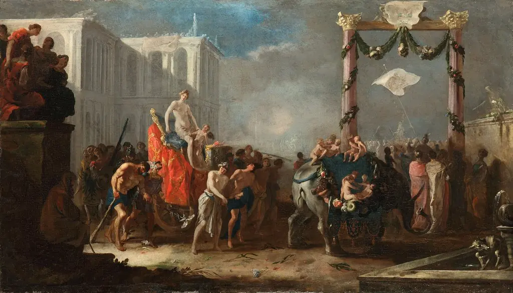 Festive Procession with Chariot of Venus