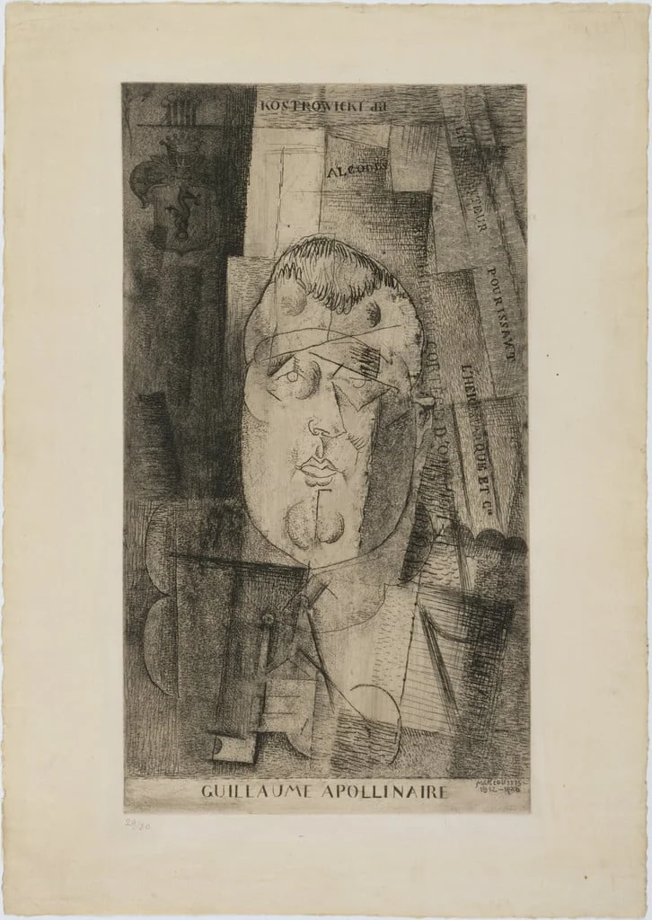 Untitled, by Louis Marcoussis, ink, 1916