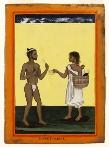 A basket-maker and his wife