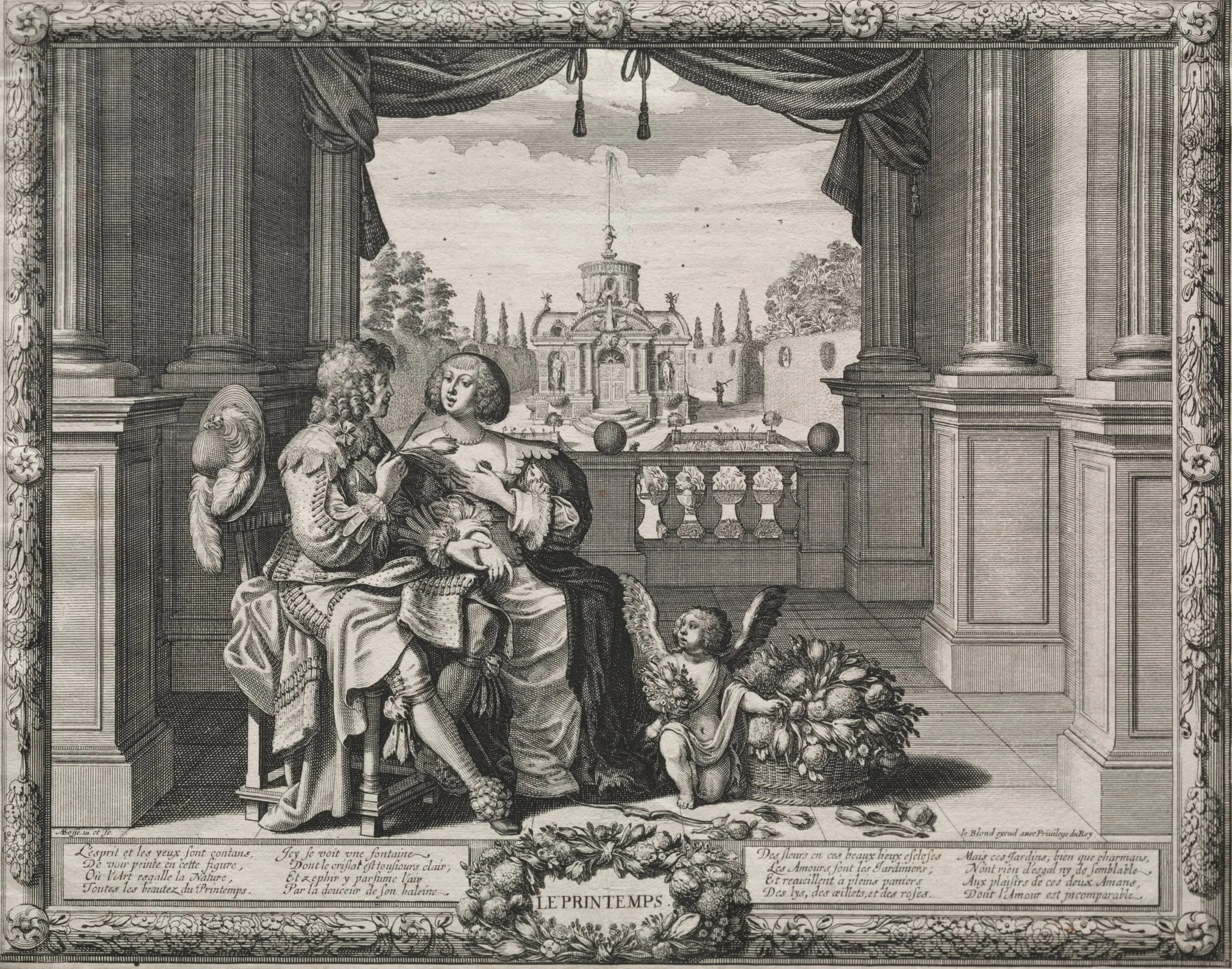 The Four Seasons: Springtime, by Abraham Bosse, 1635
