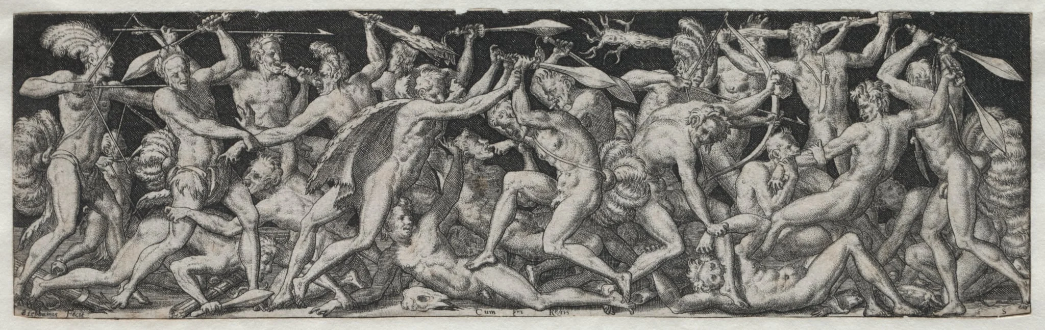 Combats and Triumphs No. 7, by Etienne Delaune, 1561