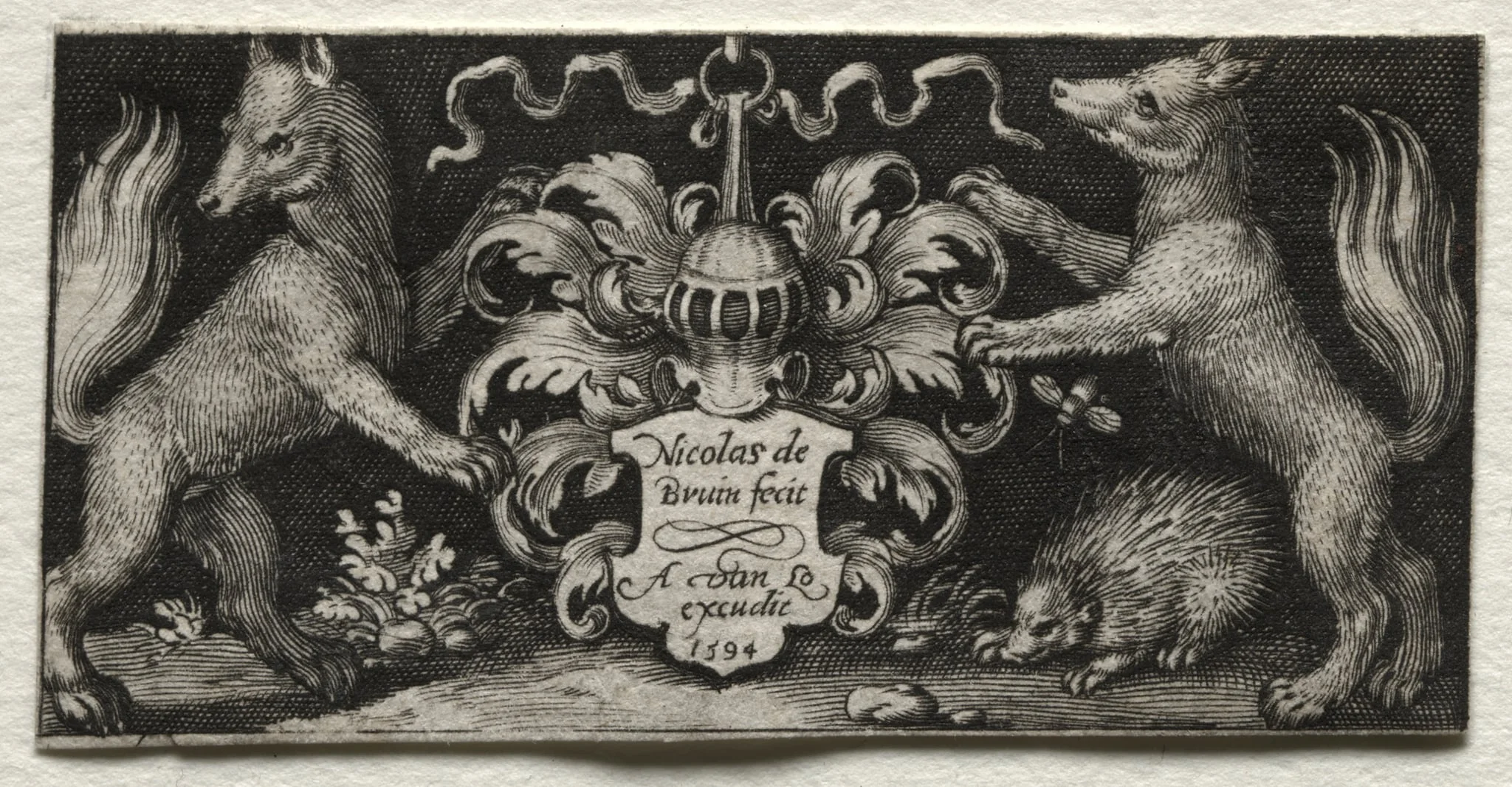 Coat of Arms, by Nicolaes de Bruyn, 1594