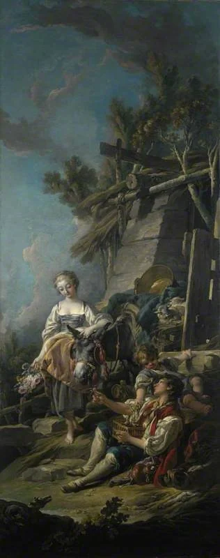 A Pastoral Scene ('L'Offrande a la Villageoise')