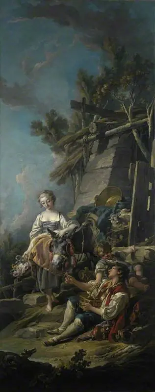 A Pastoral Scene ('L'Offrande a la Villageoise')