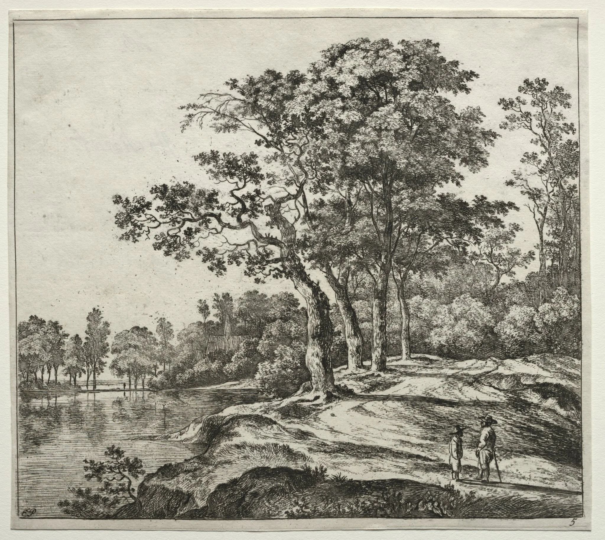The Four Trees, by Jan Hackaert, 1666