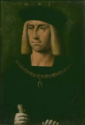 Portrait of Maximiliaan I (1459-1519), Keizer van het Heilige Roomse Rijk 1493-1519
