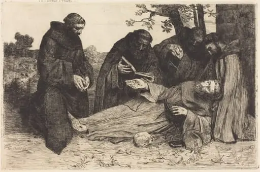 The Death of Saint Francis (La mort de St. Francois)