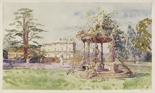 Cannons Park, Edgware; from the Tennis Courts