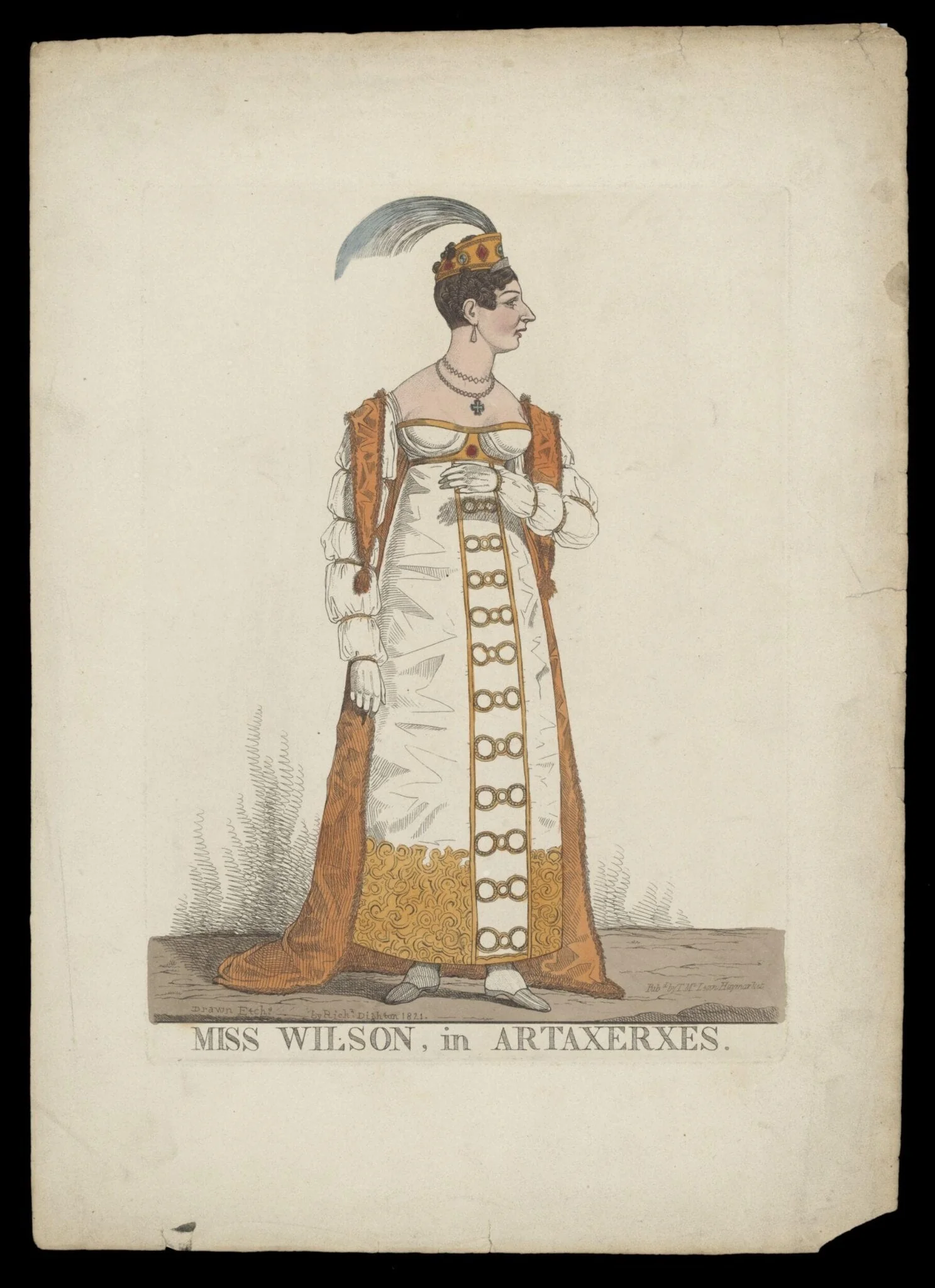 H Beard Print Collection, by Richard Dighton, 1821