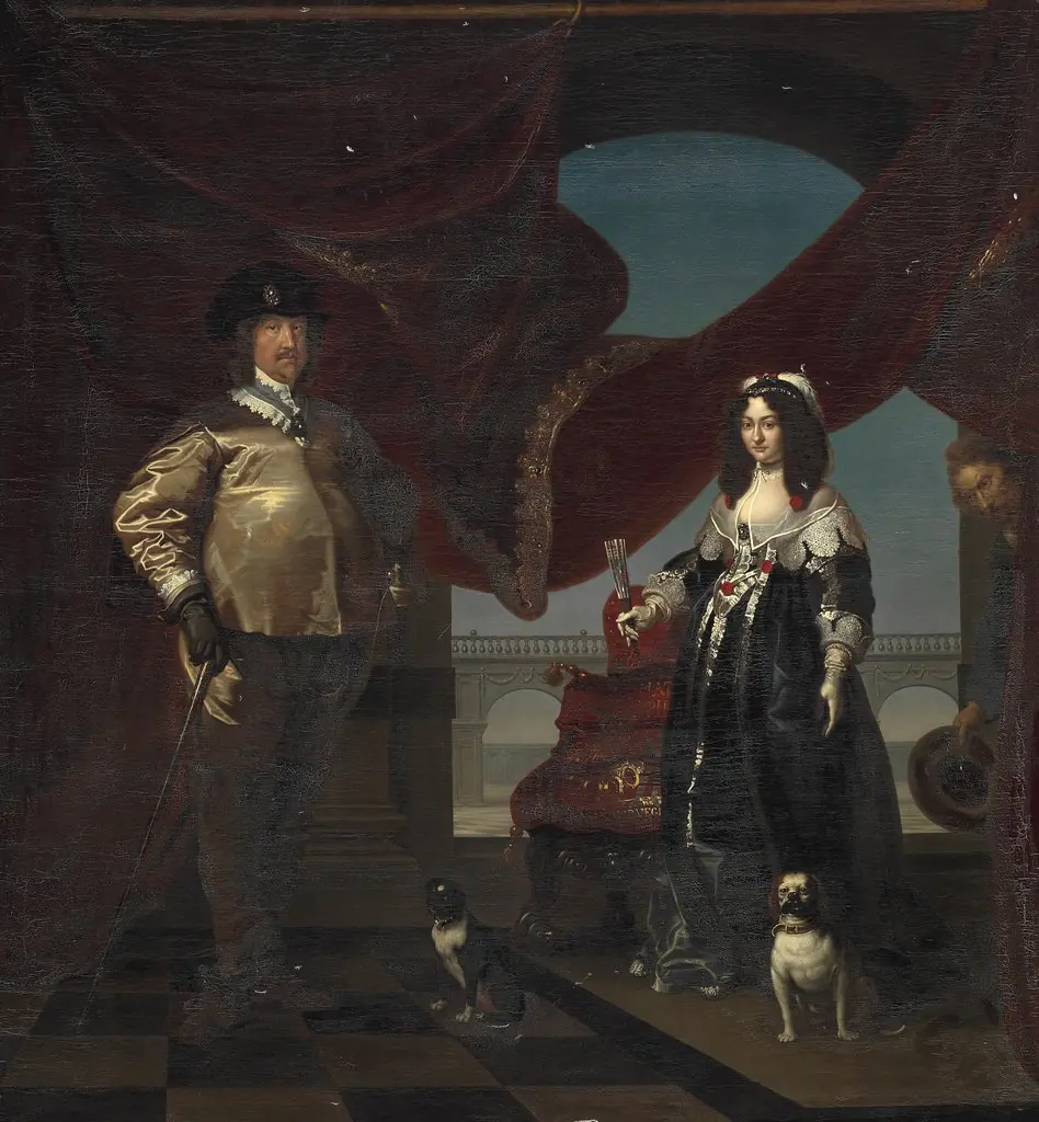 Portrait of Prince Elect Christian (1603-1647) with his consort, Princess Magdalena Sibylla of Saxony (1617-1668)