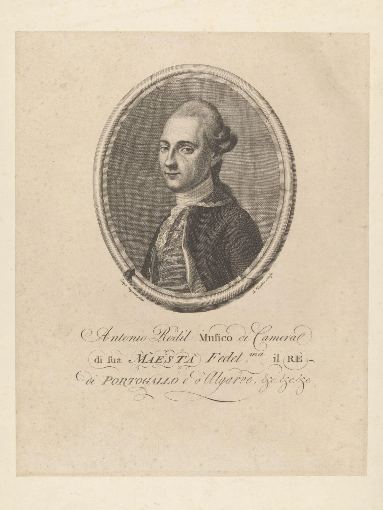 H Beard Print Collection, by Luigi Sigurta, 1750