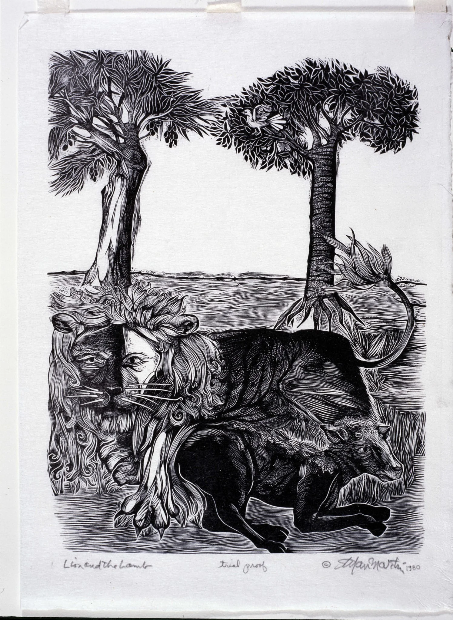 Το Λιοντάρι και ο Αμνός, by Stefan Martin, 1980