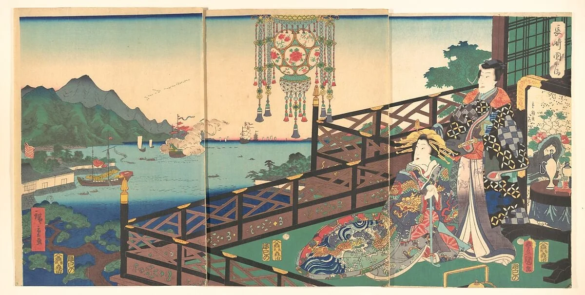 Untitled, by Utagawa Hiroshige II, ink, 3
