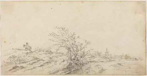 Horseman among the Dunes