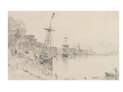 River scene at Mistley, Essex