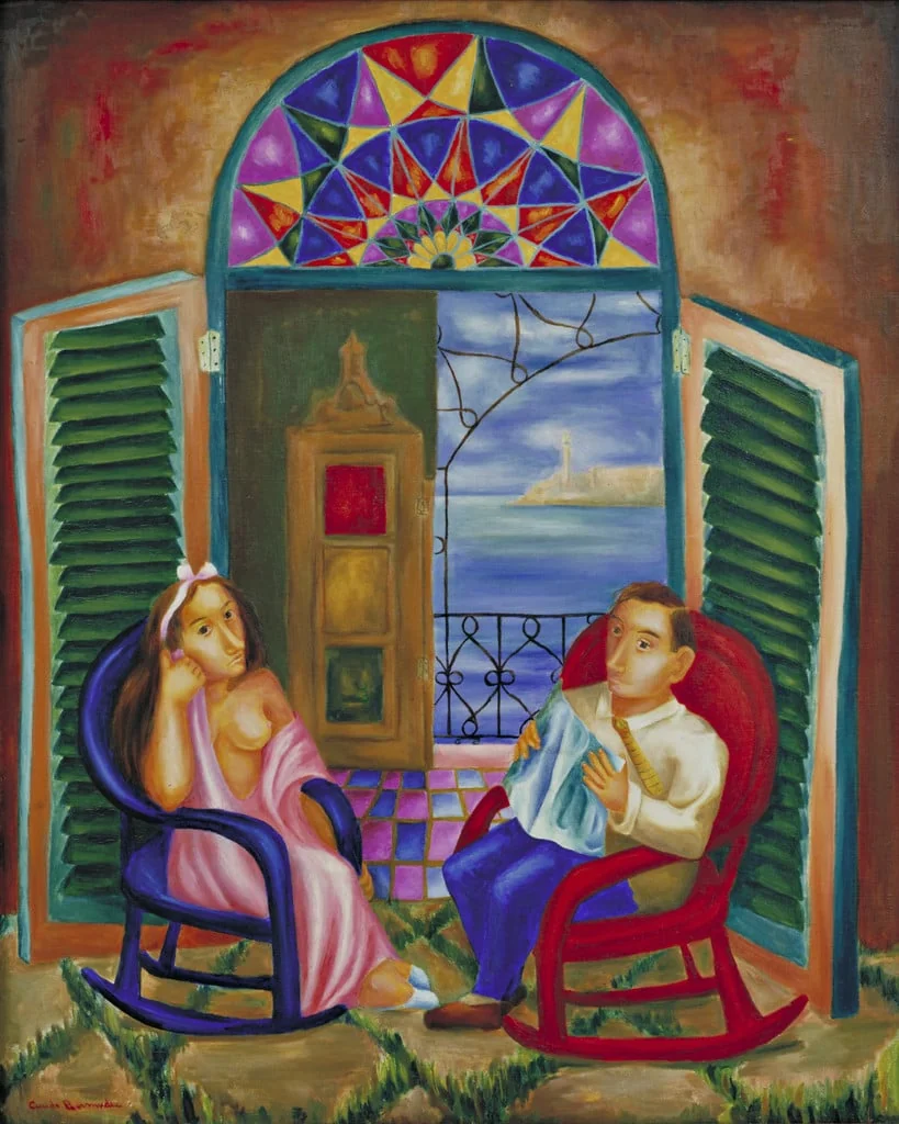 Untitled, by Cundo Bermúdez, oil, 1941