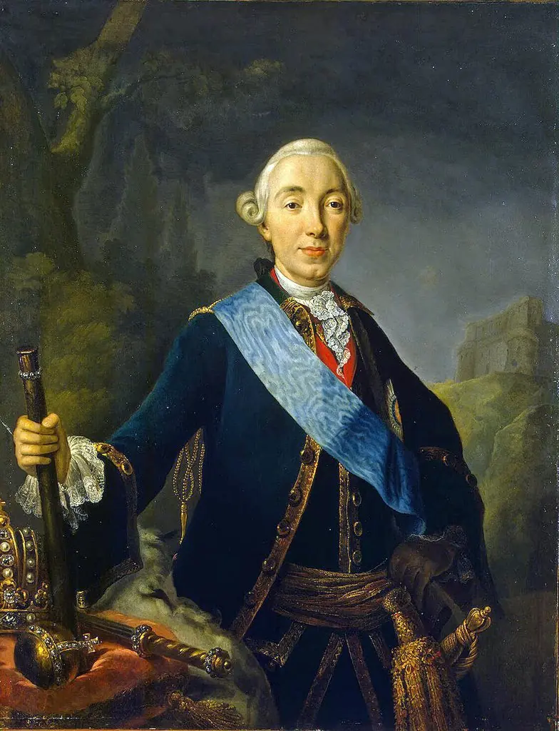 Coronation portrait of Emperor Peter III of Russia