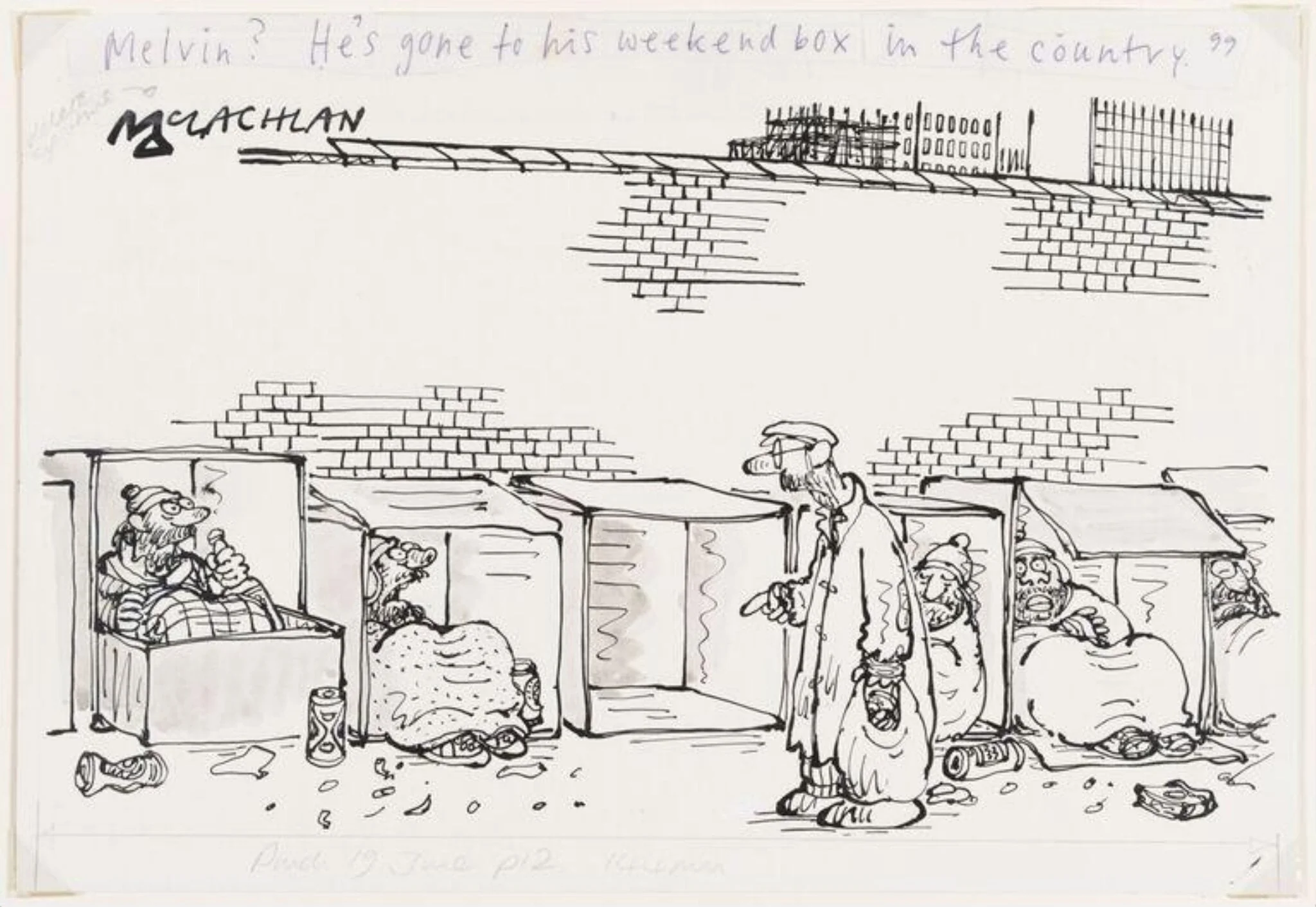 Drawing - 'Weekend Box'